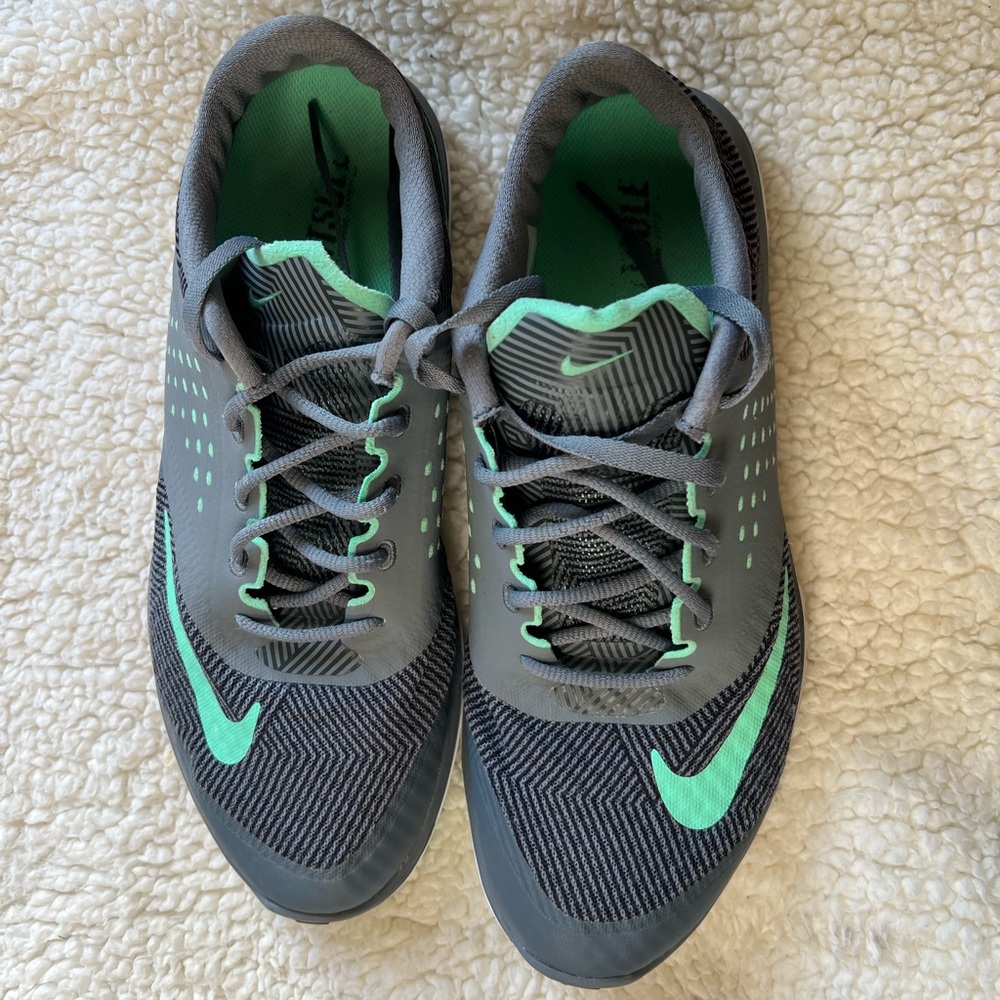 Nike Men's Charcoal and Mint Athletic Shoes